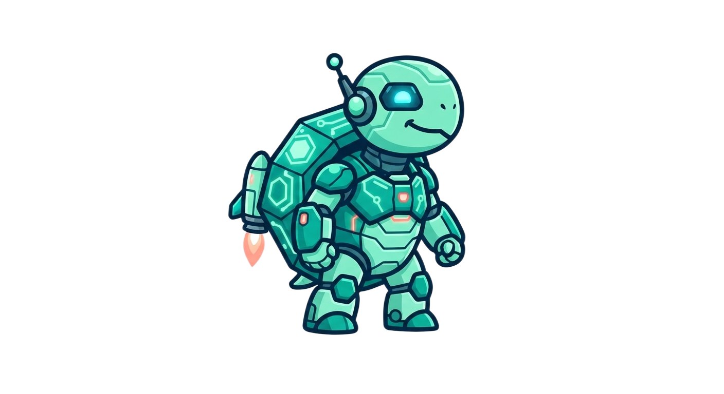 Volt, the shell.build turtle mascot